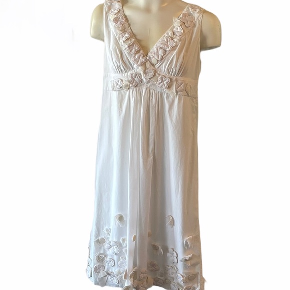 Vintage Fendi Appliqué Flower Dress! made in Italy - Picture 2 of 15